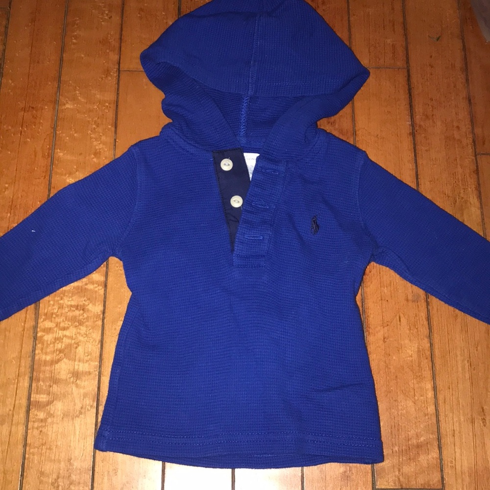 Ralph Lauren Blue Thermal Shirt